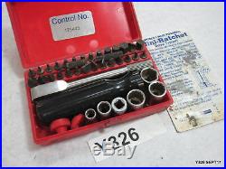 WFMC Super Deluxe Mini-Ratchet Tool Set, K47P, Made in the USA