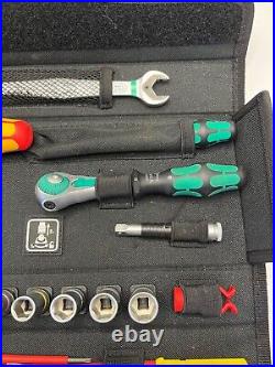 Wera 35 Piece Kraftform Kompakt VDE Screwdriver Ratchet Maintenance Kit, 135926