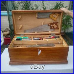 Woodworking tools Joiners Tool Chest Complete with Top Brand Hand Tools