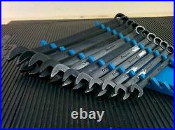 #ai085 Snap On GOEX711B 11 pc. 12-Point SAE Flank Drive Standard Wrench Set